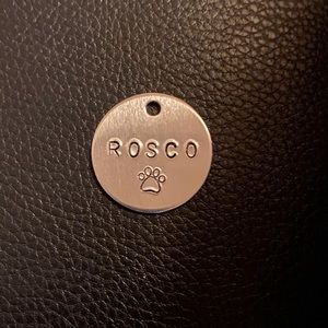 Very Simple Aluminum Dog Tag